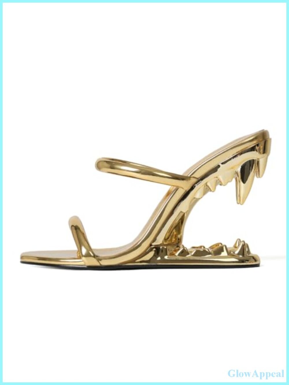 Wedge Sandals Strappy Slingback Open Toe Heeled Shoes